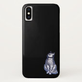 apple iphoneX case catスタイルデザイン Case-Mate iPhoneケース (裏面)