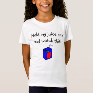 apple_juice_boxは、私のジュース箱を握り、これを見ます! tシャツ