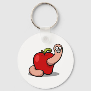 Apple Keychainのワーム キーホルダー