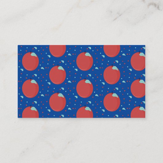 Apple Kids Tutoring教育用名刺 名刺 (裏面)