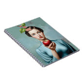 Apple Lady Portrait It's A Beautiful Life Notebook ノートブック (右側)