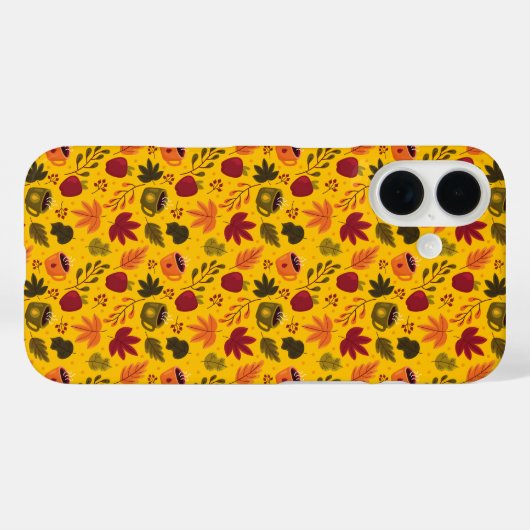 Apple Leaf Cup iPhoneケース Case-Mate iPhoneケース (裏面 (横))