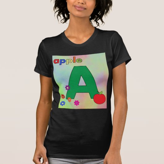 Apple Letter A Tシャツ (正面)