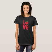 Apple Love Apple Pickerピッキング農家 Tシャツ (正面フル)