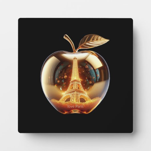 Apple Love Paris フォトプラーク (正面)