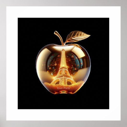 Apple Love Paris ポスター (正面)