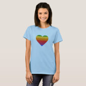 Apple MacのハートのTシャツ Tシャツ (正面フル)