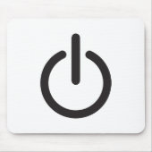 Apple mac Power button マウスパッド (正面)
