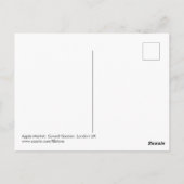 Apple Market、Covent Garden、ロンドンはがき ポストカード (裏面)