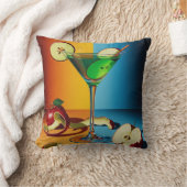 Apple Martini Pop Art クッション (ブランケット)
