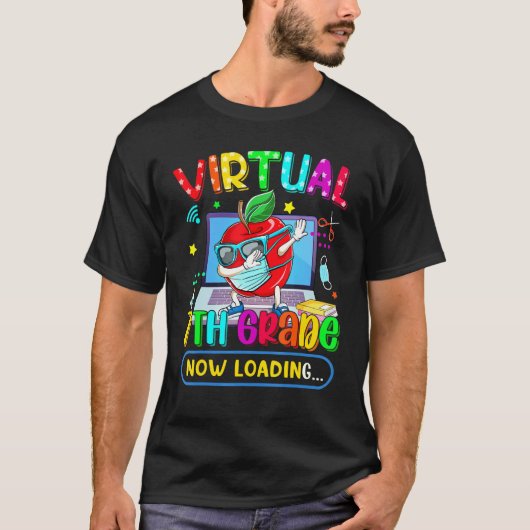 Apple MaskをSにロードし直す仮想7等級 Tシャツ (正面)