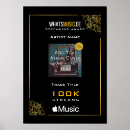Apple Music Streaming Award ポスター