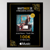 Apple Music Streaming Award Poster ポスター (正面)