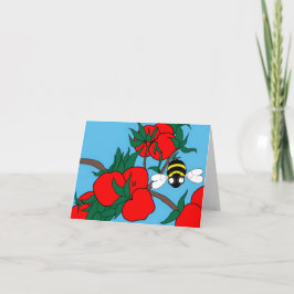 Apple Note Card (Blank Inside) サンキューカード