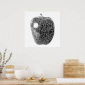 Apple of My Eye文字ポスター ポスター (キッチン)