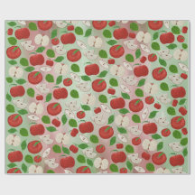 “Apple of My Eye” ドットアート包装紙