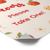 Apple of My Eye Baby Shower Faver ポスター (角)