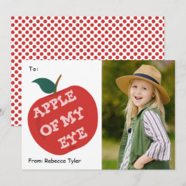 Apple of my Eye Classroom写真Valentines Day Hol シーズンカード