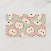 Apple of my Eye Green Boy Baby Shower Book Request エンクロージャーカード (裏面)