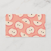 Apple of my Eye Pink Girl Baby Shower Book Request エンクロージャーカード (裏面)