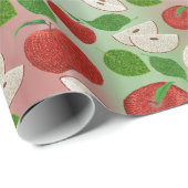 “Apple of My Eye” Stipple Art Wrapping Paper ラッピングペーパー (ロールコーナー)