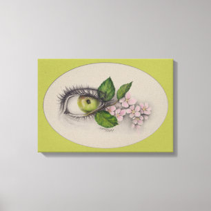 Apple of my eye Surreal art Wrappedキャンバス キャンバスプリント