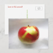 Apple of my Eye Valentineポストカード シーズンポストカード (正面/裏面)