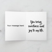 Apple of My Eye Valentine's Day Card カード (内部)