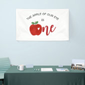 Apple of our Eyeの最初の誕生日 横断幕 (トレードショー)