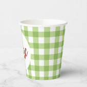 Apple of our Eyeの最初の誕生日 紙コップ (左)