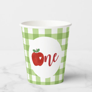 Apple of our Eyeの最初の誕生日 紙コップ