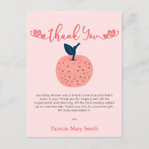 Apple of our Eye秋ベビーシャワーありがとう