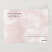 Apple of our Eye秋ベビーシャワーありがとう ポストカード (裏面)