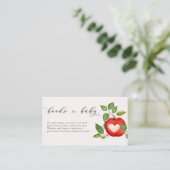 Apple Of Our Eye秋素朴本for Baby Shower エンクロージャーカード (スタンド正面)