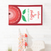 Apple of our Eye、Apple Rainbow、Baby Shower 横断幕 (インサイチュ)