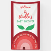 Apple of our Eye、Apple Rainbow、Baby Shower 横断幕 (縦)