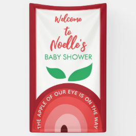 Apple of our Eye、Apple Rainbow、Baby Shower 横断幕