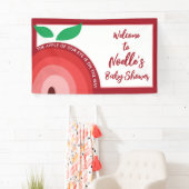 Apple of our Eye、Apple Rainbow、Baby Shower 横断幕 (インサイチュ)