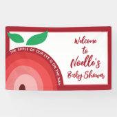 Apple of our Eye、Apple Rainbow、Baby Shower 横断幕 (横)