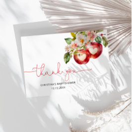 Apple Of Our Eye Baby Showerありがとう カード