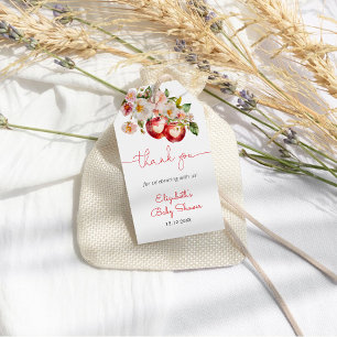 Apple of Our Eye Baby Showerありがとう ギフトタグ