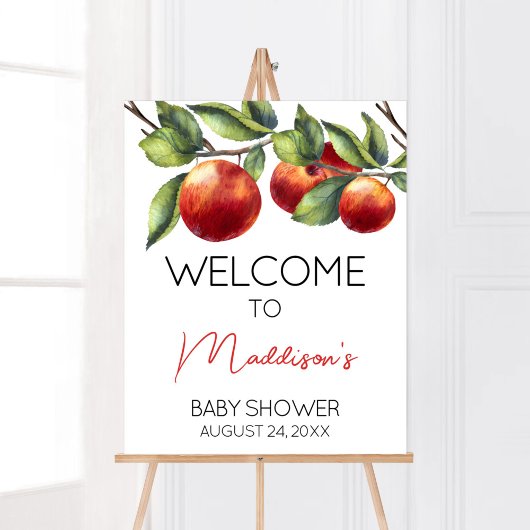 Apple of Our Eye Baby Showerへようこそ ポスター