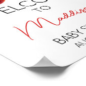 Apple of Our Eye Baby Showerへようこそ ポスター (角)