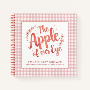 Apple of Our Eye Baby Showerゲストブック ノートブック