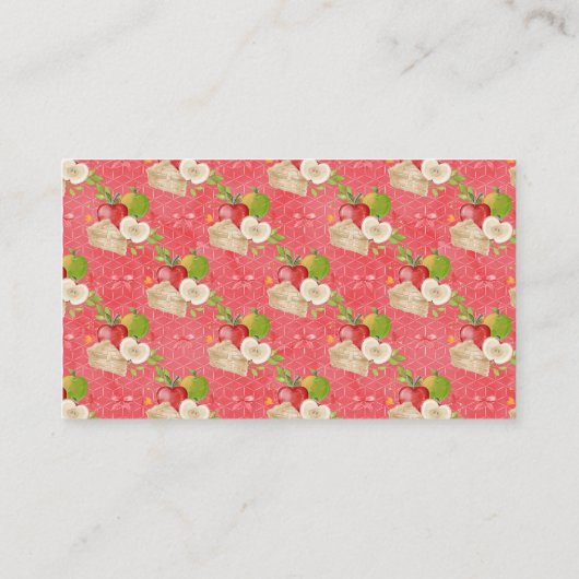 Apple of Our Eye Baby Shower Enclosureカード エンクロージャーカード (裏面)