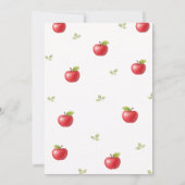Apple of Our Eye Baby Shower Invitation 招待状 (裏面)