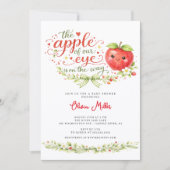 Apple of Our Eye Baby Shower Invite 招待状 (正面)