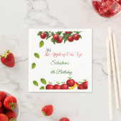 Apple of Our Eye Birthdayパーティー スタンダードカクテルナプキン (インサイチュ)