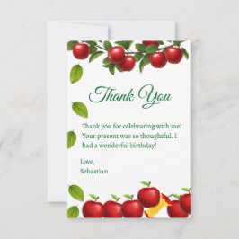 Apple of Our Eye Birthday Thank You Card サンキューカード