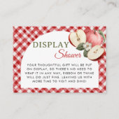 Apple of Our Eye Displayシャワーカード エンクロージャーカード (正面)